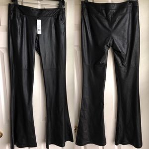 NWT Theory Black Leather Shimona pants